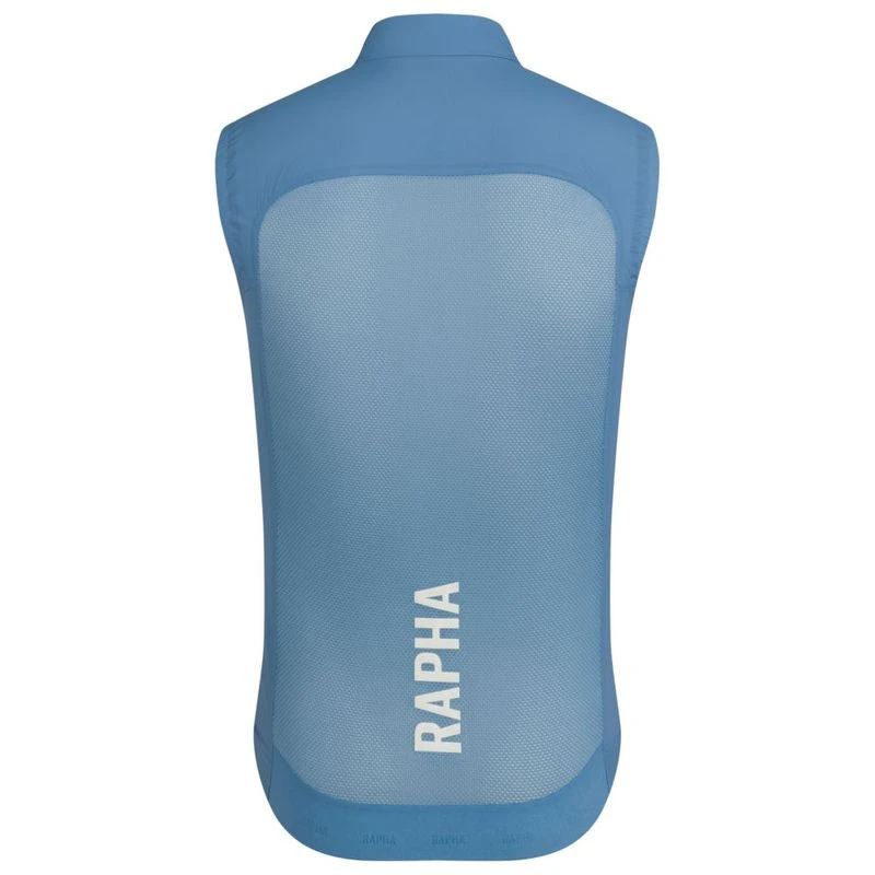 Rapha Mens Pro Team Gilet (Dusted Blue/White) | Sportpursuit.com