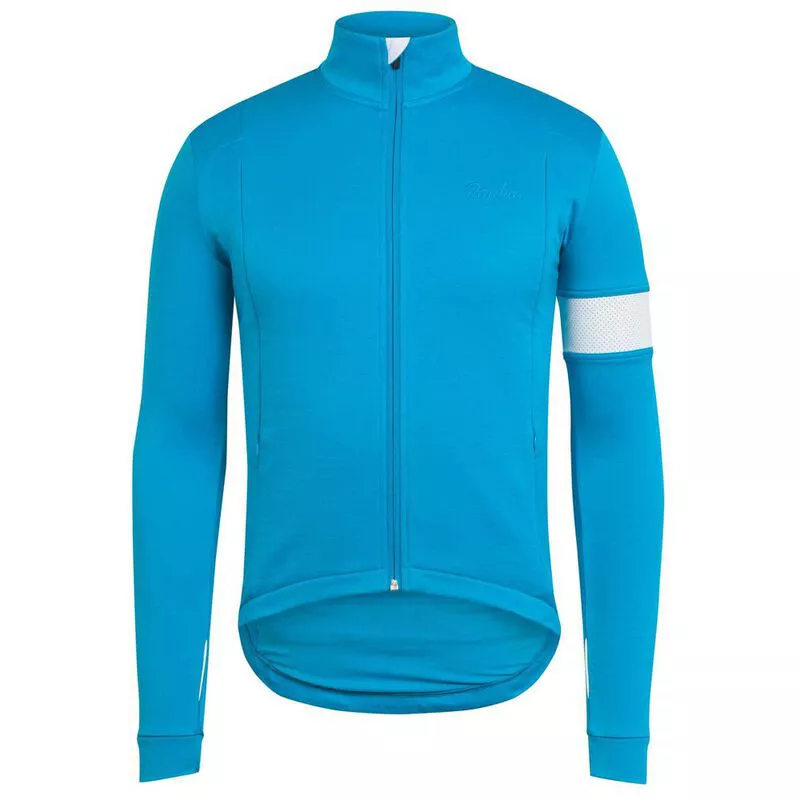 Rapha Mens Winter Long Sleeve Jersey Hawaiian Ocean Sportpursuit.c