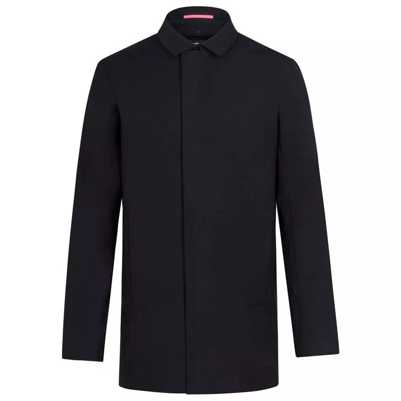 Rapha Mens Wool Coat with Removable Gilet Dark Navy Sportpursuit.c