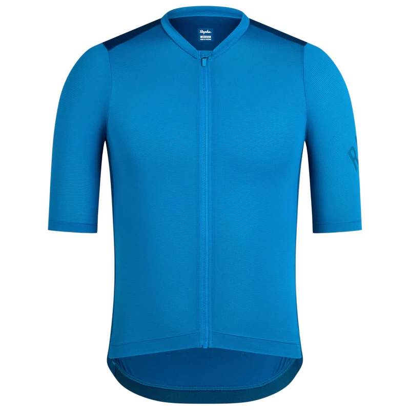 Rapha Mens Pro Team Training Cycling Jersey (Petrol Blue/Jewelled Blue