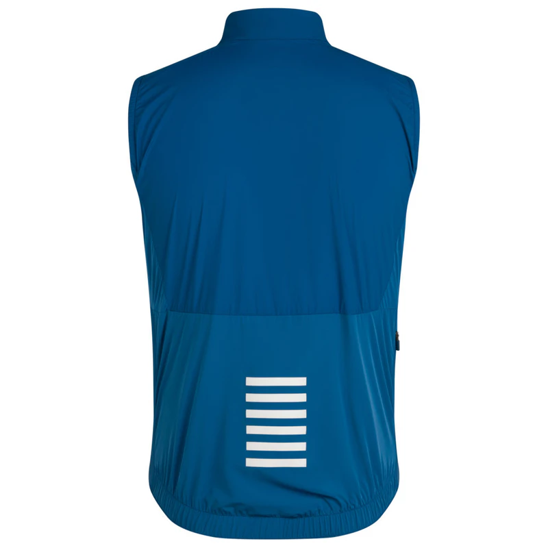 Rapha Mens Pro Team Insulated Gilet (Jewelled Blue/White) | Sportpursu