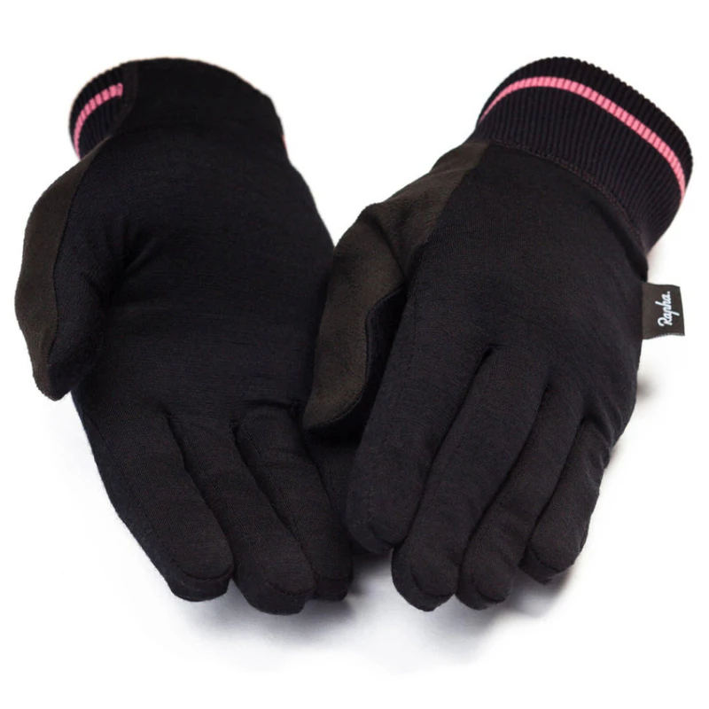 Rapha Merino Gloves (Black) | Sportpursuit.com