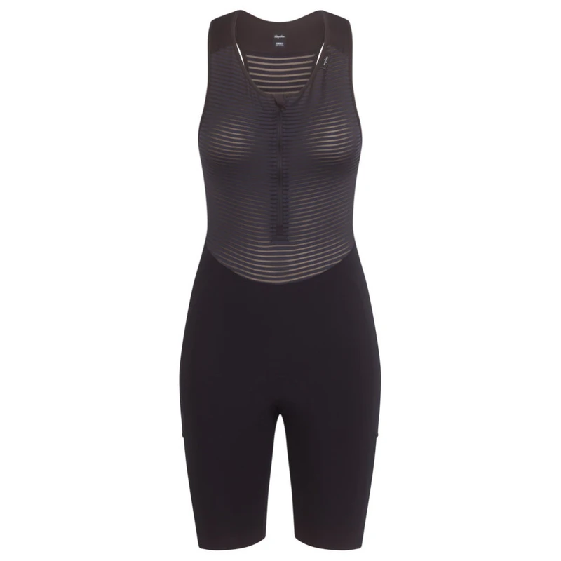 Rapha Womens Cargo Bib Shorts (Black/Grey) | Sportpursuit.com
