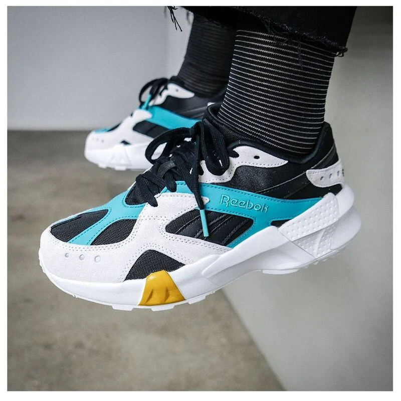 Reebok aztrek black blue discount
