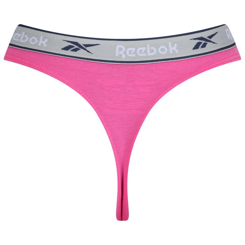  Reebok Women's Underwear - Seamless Thong (4 Pack