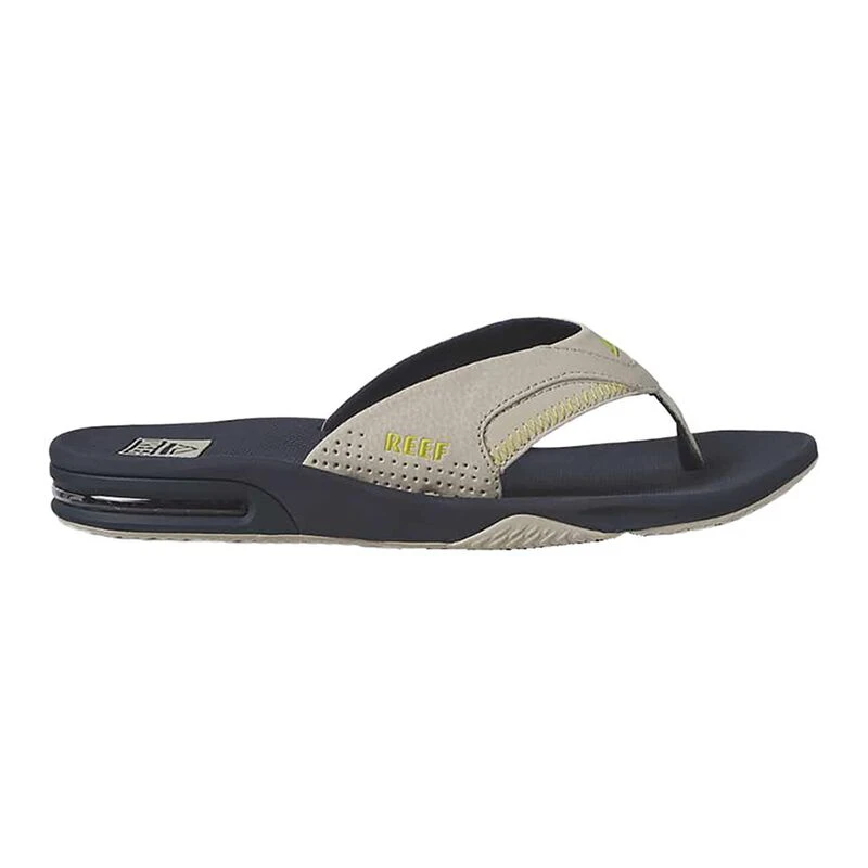 Tongs Reef Fanning II Homme – Couleur Gris Noir, Taille Moyenne (D/M), Neuf Avec Emballage