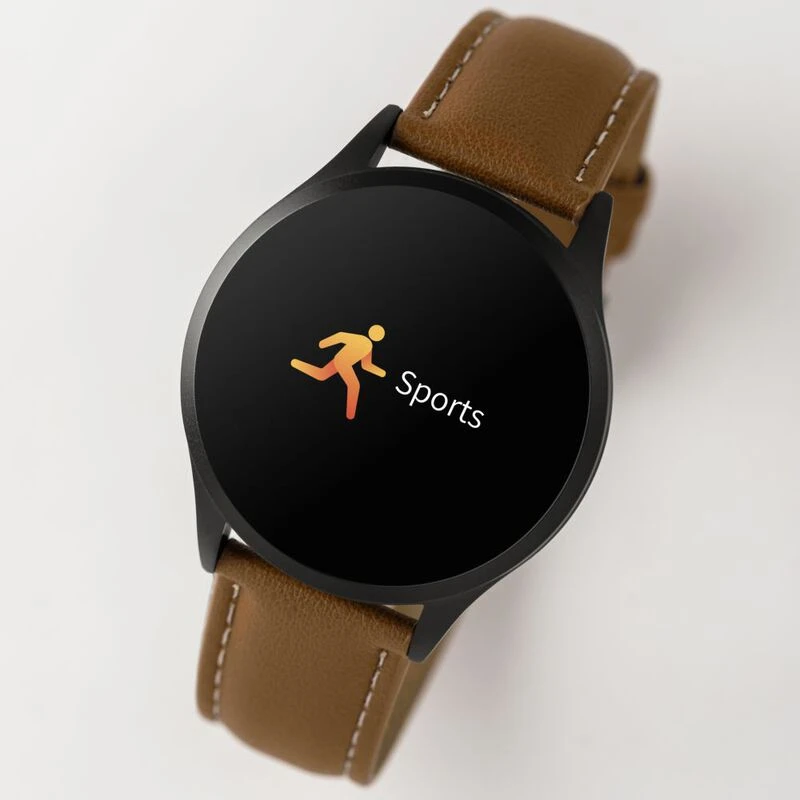 Reflex Active Series 4 Smart Watch Black Tan Sportpursuit