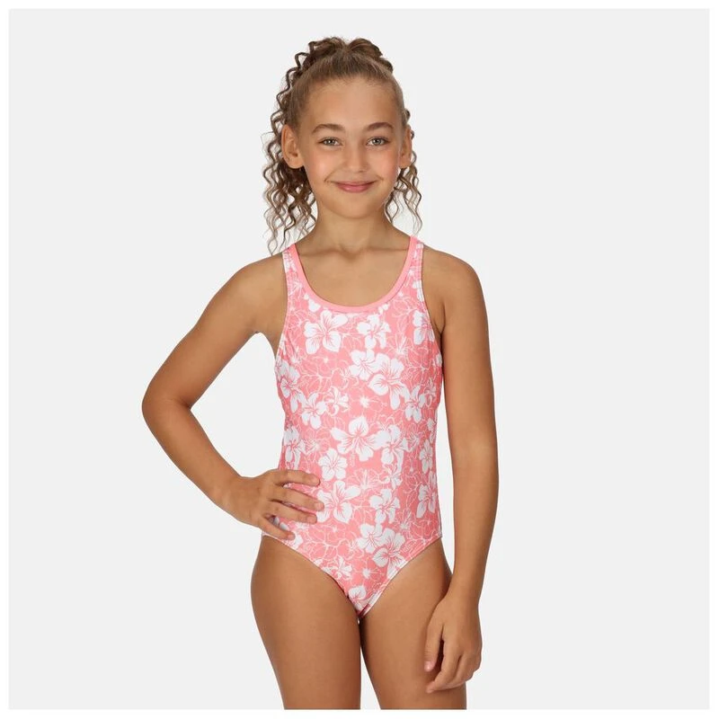 Kids' Katrisse Swimming Costume Pink Potion