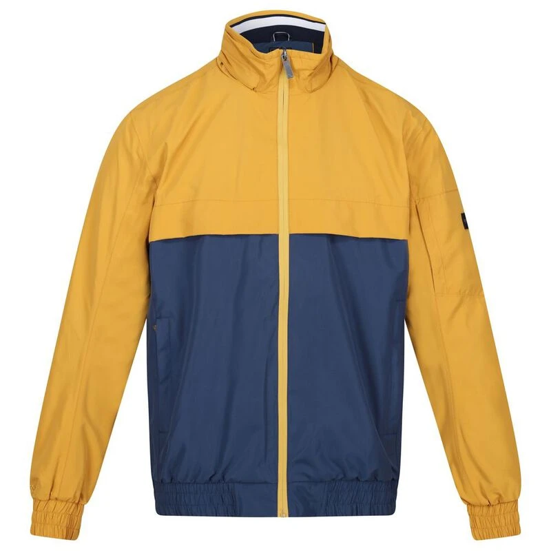 Regatta Mens Shorebay Jacket Gold Straw Dark Denim Sportpursuit