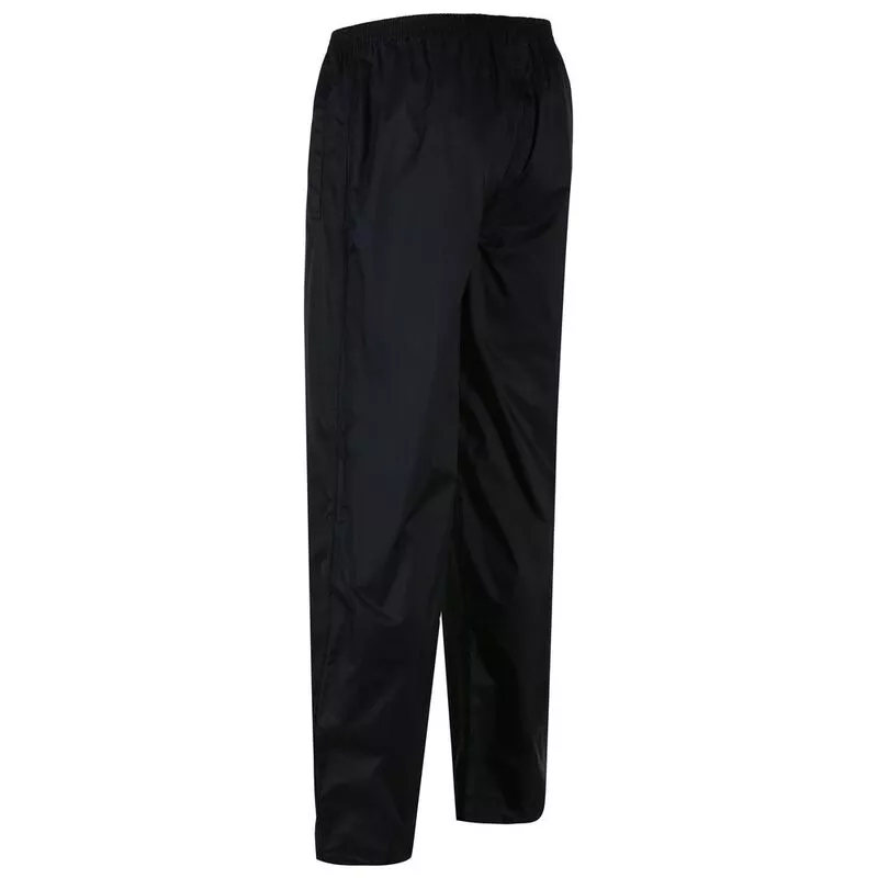 Regatta Mens Pack It Waterproof Overtrousers (Black) | Sportpursuit.co