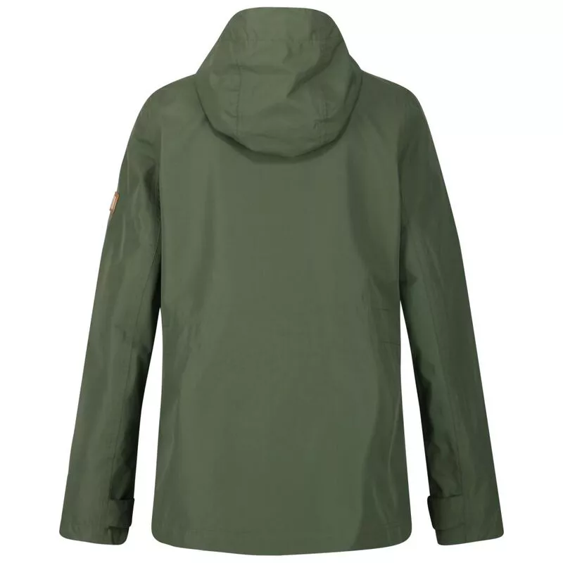 Women's ninette lightweight hooded 2025 waterproof jacket thyme leaf