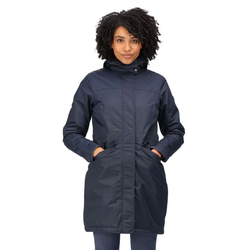 Regatta Womens Rimona Waterproof Insulated Parka Jacket (Navy) Sport