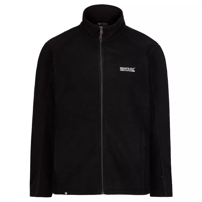 Regatta Mens Hedman II Fleece Jacket Black Black Sportpursuit