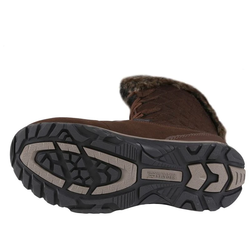 Regatta Womens Newley Thermo Walking Boots Chestnut Sportpursuit.c
