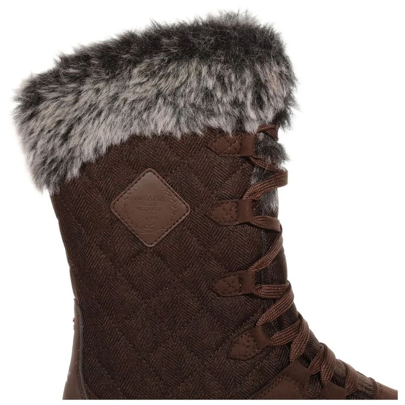 Regatta Womens Newley Thermo Walking Boots Chestnut Sportpursuit.c