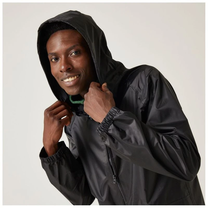 Regatta Mens Stormbreak Waterproof Shell Jacket Black Sportpursuit