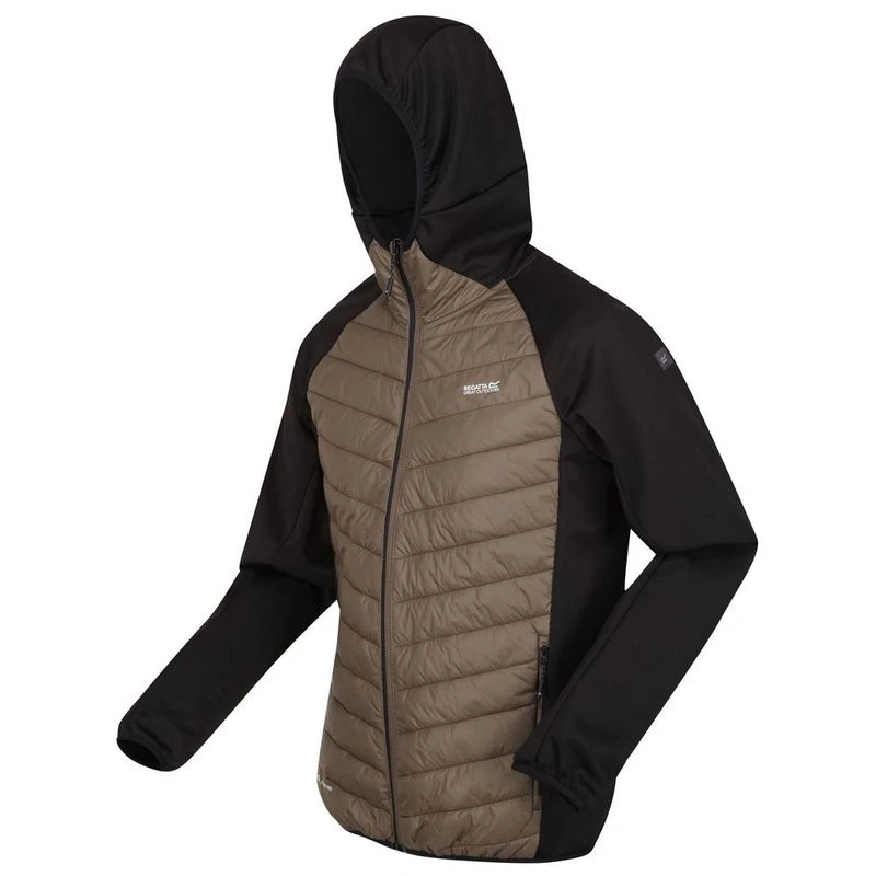 Regatta Mens Andreson VIII Hybrid Jacket Crocodile Black Sportpurs