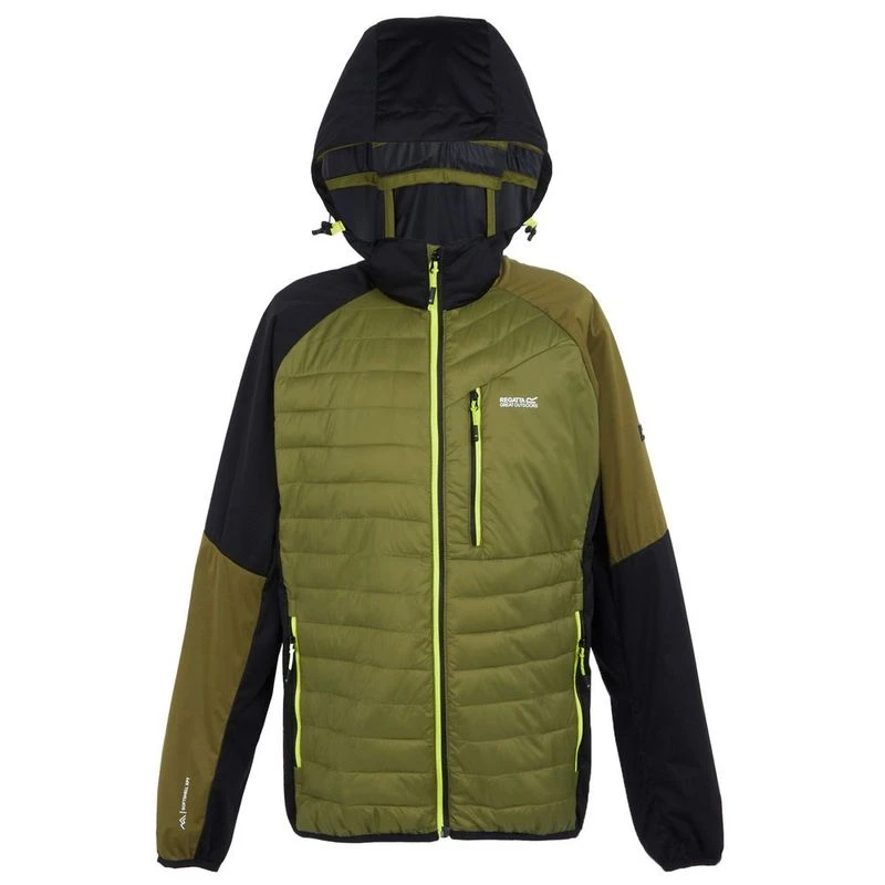Regatta Mens Pro Hybrid Jacket Nephite Green Black Sportpursuit