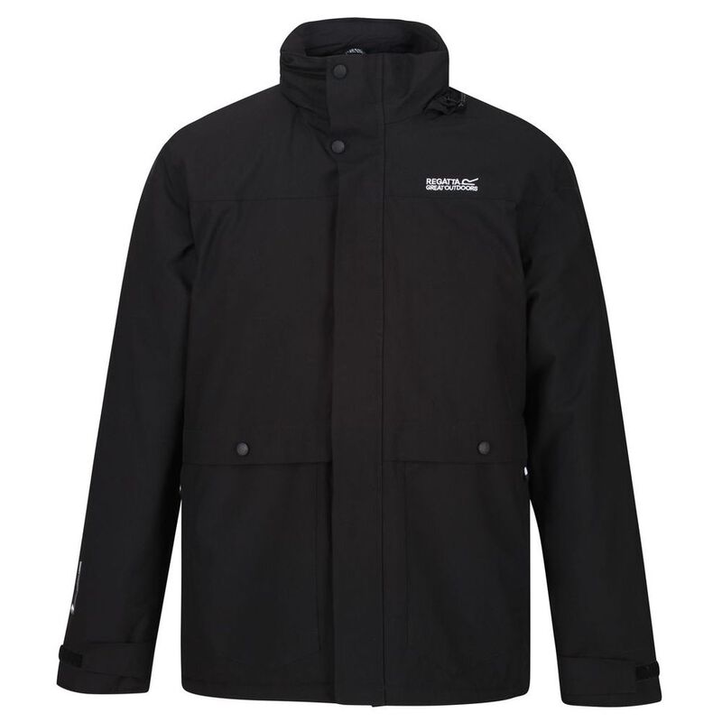REGATTA MENS HACKBER INSULATED WATERPROOF ISOTEX JACKET NAVY BLACK GREEN RMP186