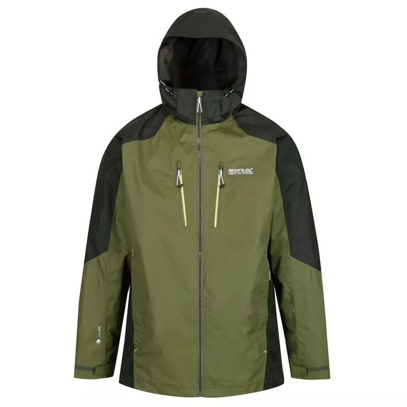 Regatta Mens Calderdale III Waterproof Shell Jacket Cypress Bayleaf