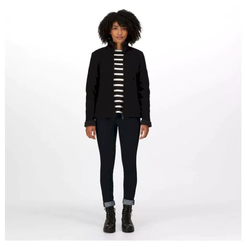 Regatta Womens Brandall Fleece Jacket Black Sportpursuit