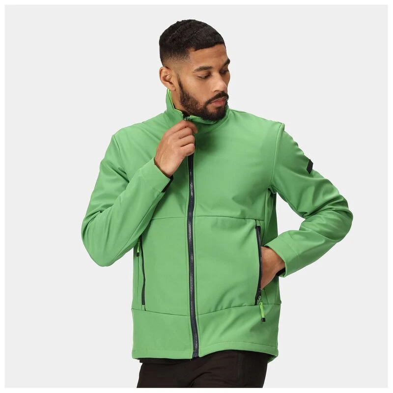 Regatta Mens Dendrick Jacket Field Green Jasmine Green Sportpursui