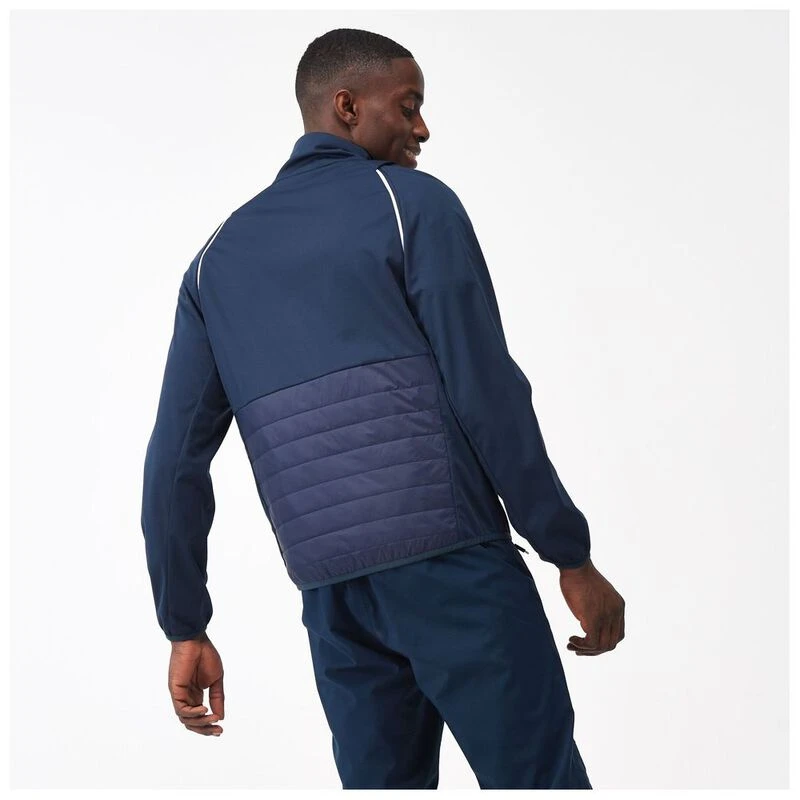 Regatta Mens Steren Hybrid Jacket Navy Danger Red Sportpursuit