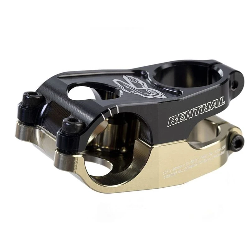 Renthal Duo Stem 31.8mm Stem Black Gold Sportpursuit