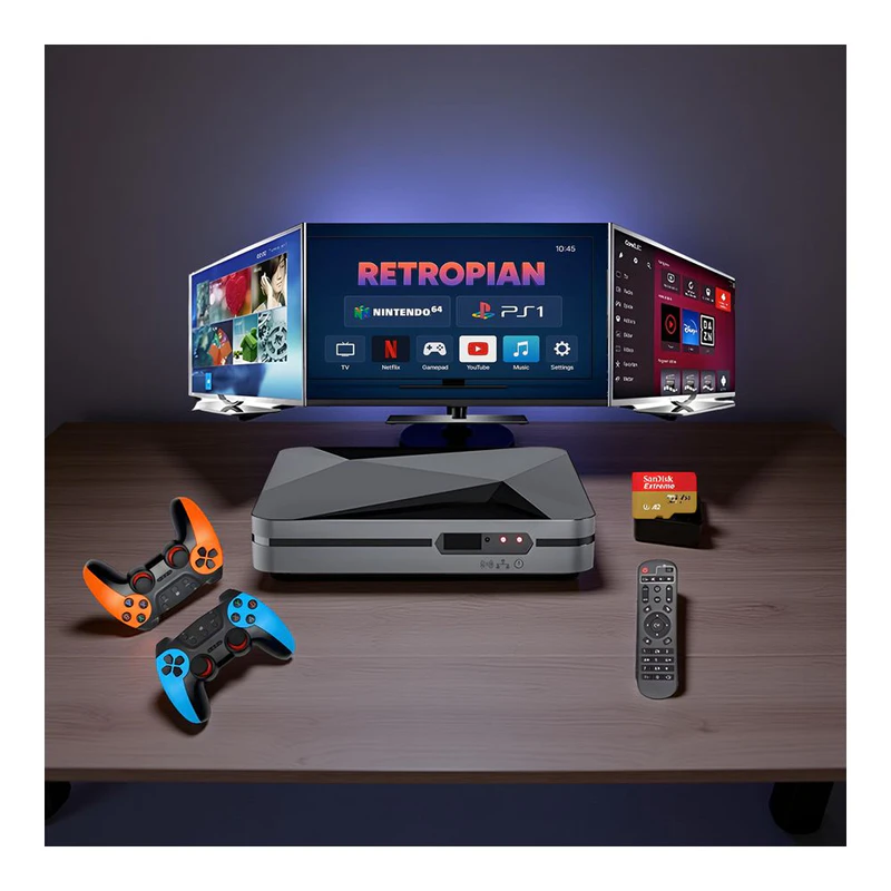 Retropian TV Station (Noir) | privatesportshop.fr