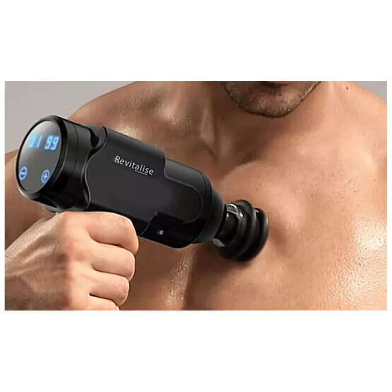 Revitalise Pro RVPMG1 Portable Massager (Black)