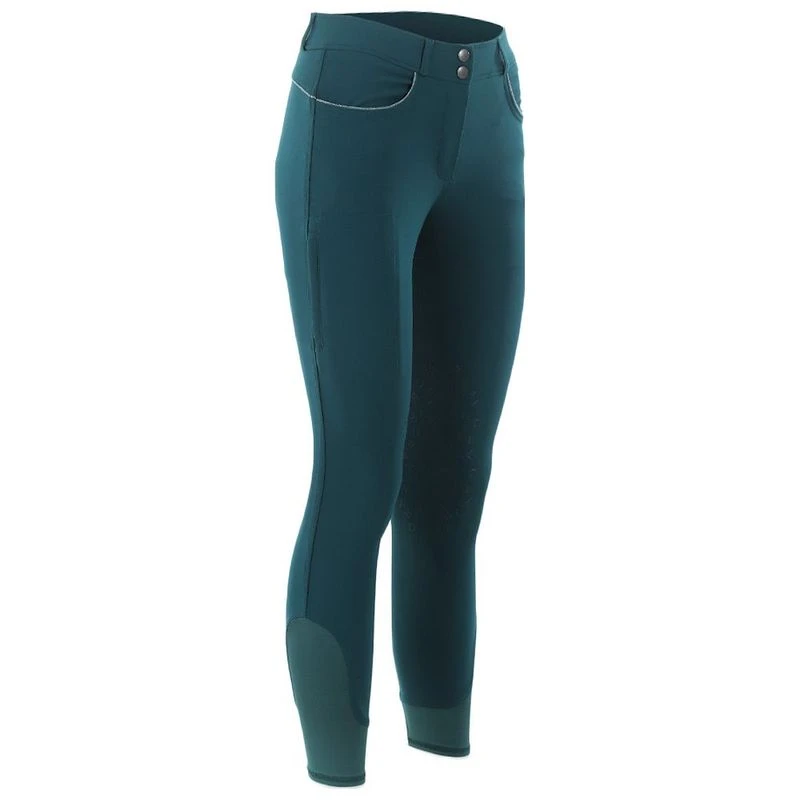 Rug Ride Womens Coline Knee grip Breeches Deep Teal Sportpursuit