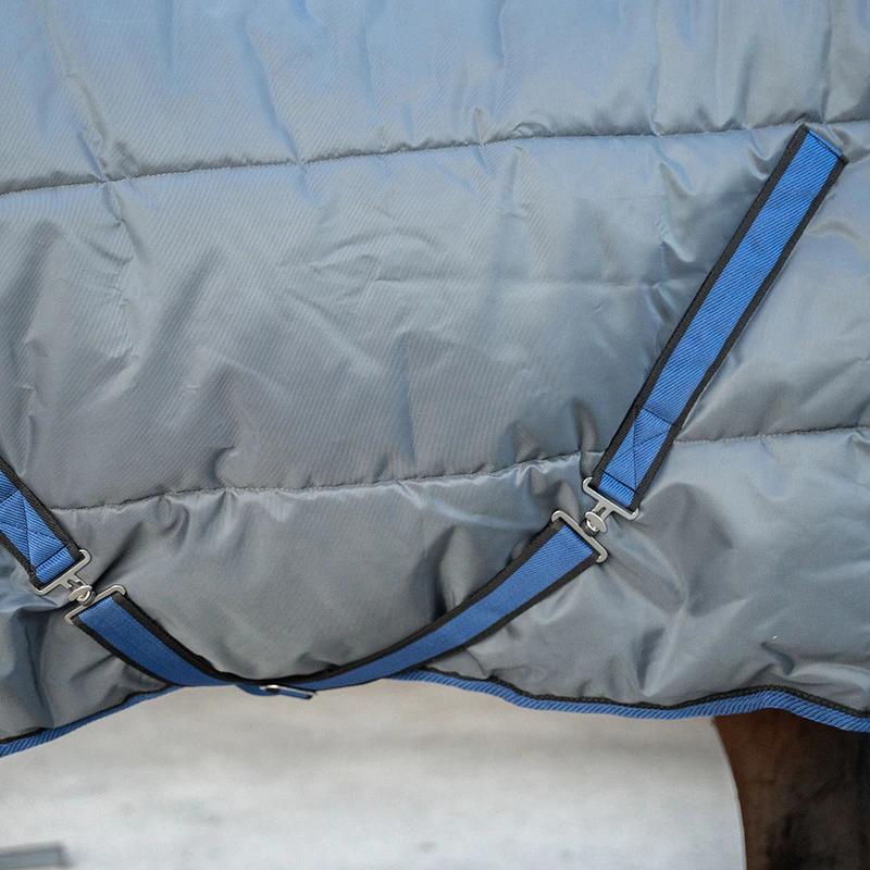 Couverture De Sudation DKB RidersTour 145 Cm Marine - Couverture Gagnante Originale, Occasion, Pour Cheval