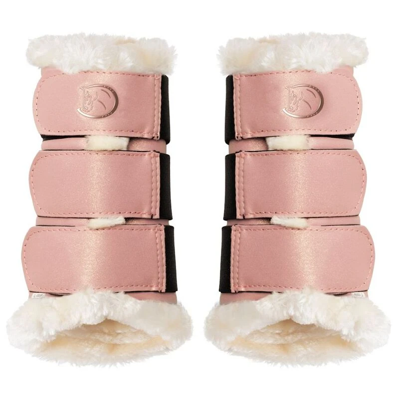 Rose gold horse boots top