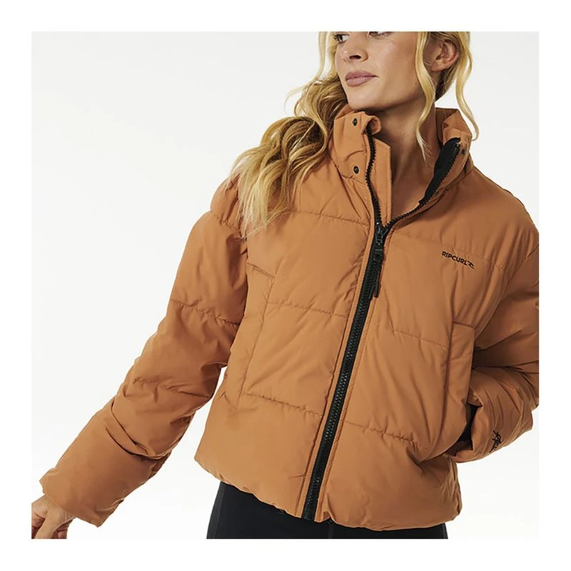 Veste à Capuche Femme Ariat Tek Cold Series Marron Taille M - Fermeture Intégrale