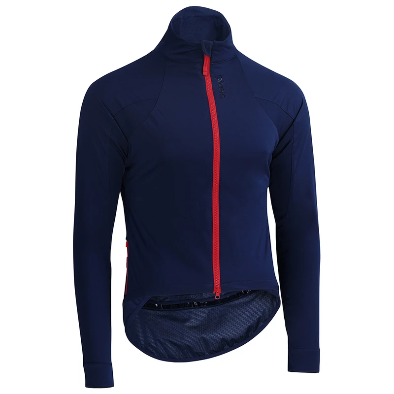 Rivelo Mens Thornecomb II Softshell Jacket Navy Red Sportpursuit.c