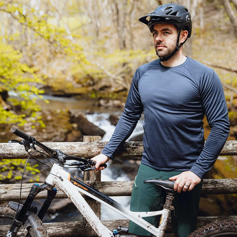 Men's long sleeve mtb jersey discount