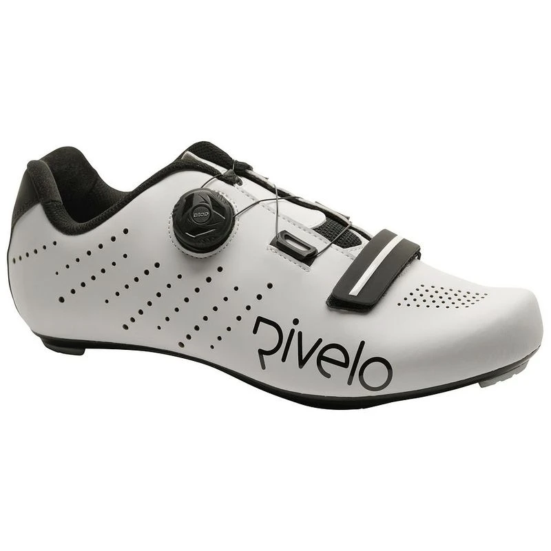 Chaussures Cyclisme Route Blanches - Autobloquantes - Nylon/EVA - Neuves