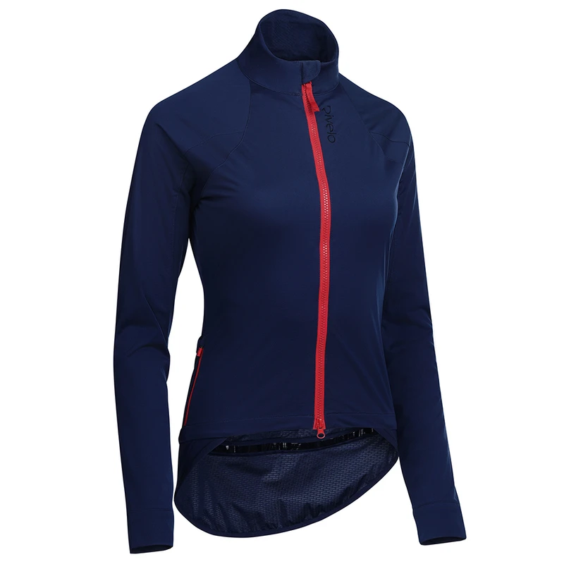 Rivelo Womens Thursley Softshell Jacket Navy Red Sportpursuit