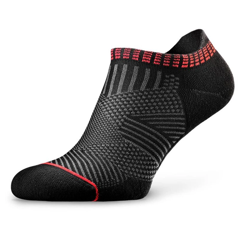 Rockay Accelerate Performance Socks (Black/Red) | Sportpursuit.com