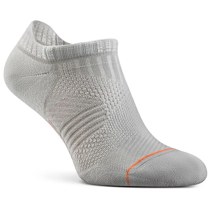 Rockay Accelerate Performance Socks (Light Grey/Papaya) | Sportpursuit