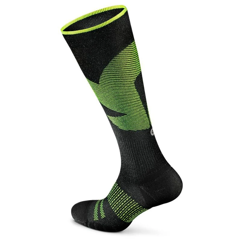 Rockay Vigor Compression Socks (Black/Lime) | Sportpursuit.com