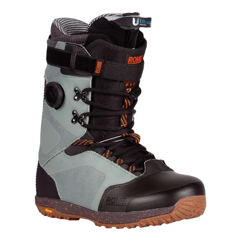 Rome Boots de snowboard Libertine Pro Hybrid Boa Homme (Slate Grey / O