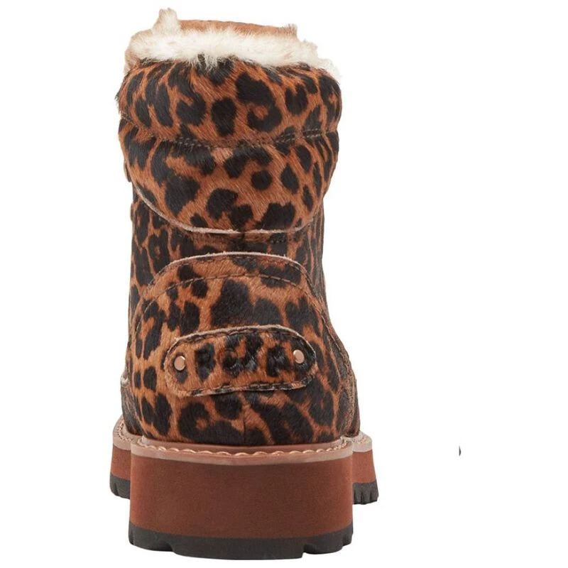Roxy Womens Sadie Ankle Boots Cheetah Print Sportpursuit