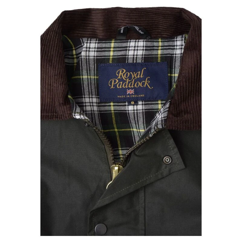 Royal Paddock Vintage Wax Jacket Olive Sportpursuit