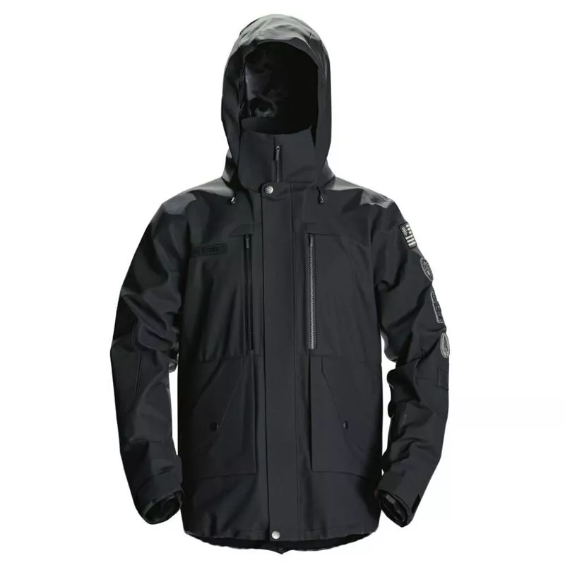 Saga Mens Fatigue Ski Jacket Black Sportpursuit