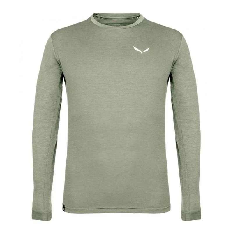 Salewa Maglia termica Puez Melange DRY Uomo Verde privatesportshop
