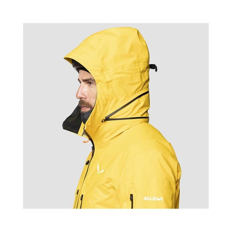Salewa Mens Ortles GTX Pro Stretch Jacket Yellow Sportpursuit