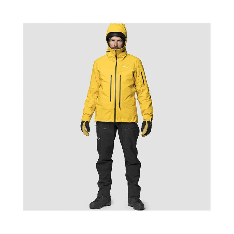Salewa Mens Ortles GTX Pro Stretch Jacket Yellow Sportpursuit