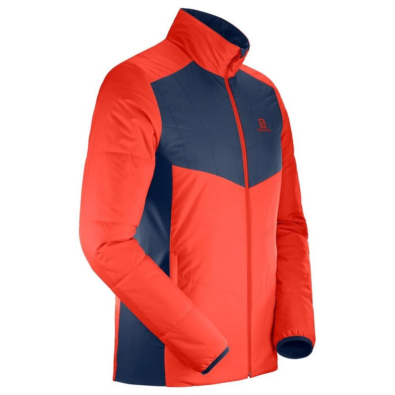 Salomon Mens Drifter Mid Jacket Fiery Red Night Sky Sportpursuit.c