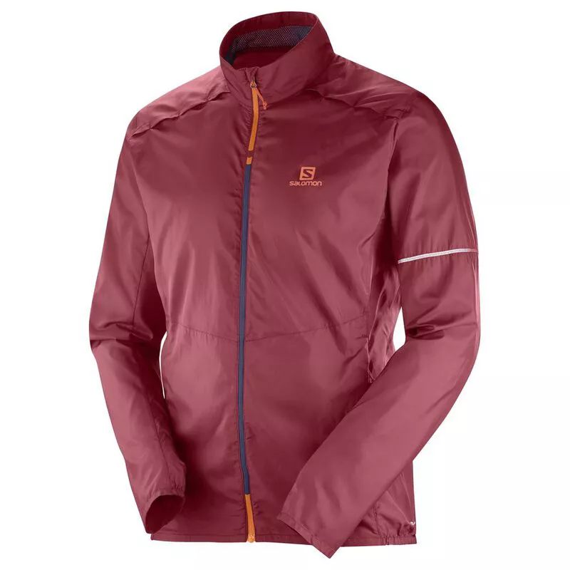 Salomon Veste Agile Wind Homme Rouge Sportpursuit